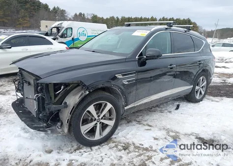 2021 Genesis Gv80 3.5T Awd Advanced из США, поврежденный, VIN KMUHCESC9MU033167